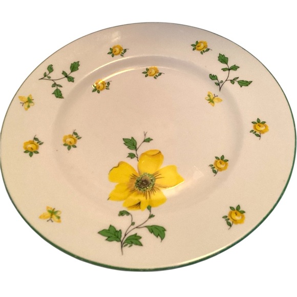 Royal Victoria Other - Royal Victoria Yellow Flower Plate – Fine Bone China England